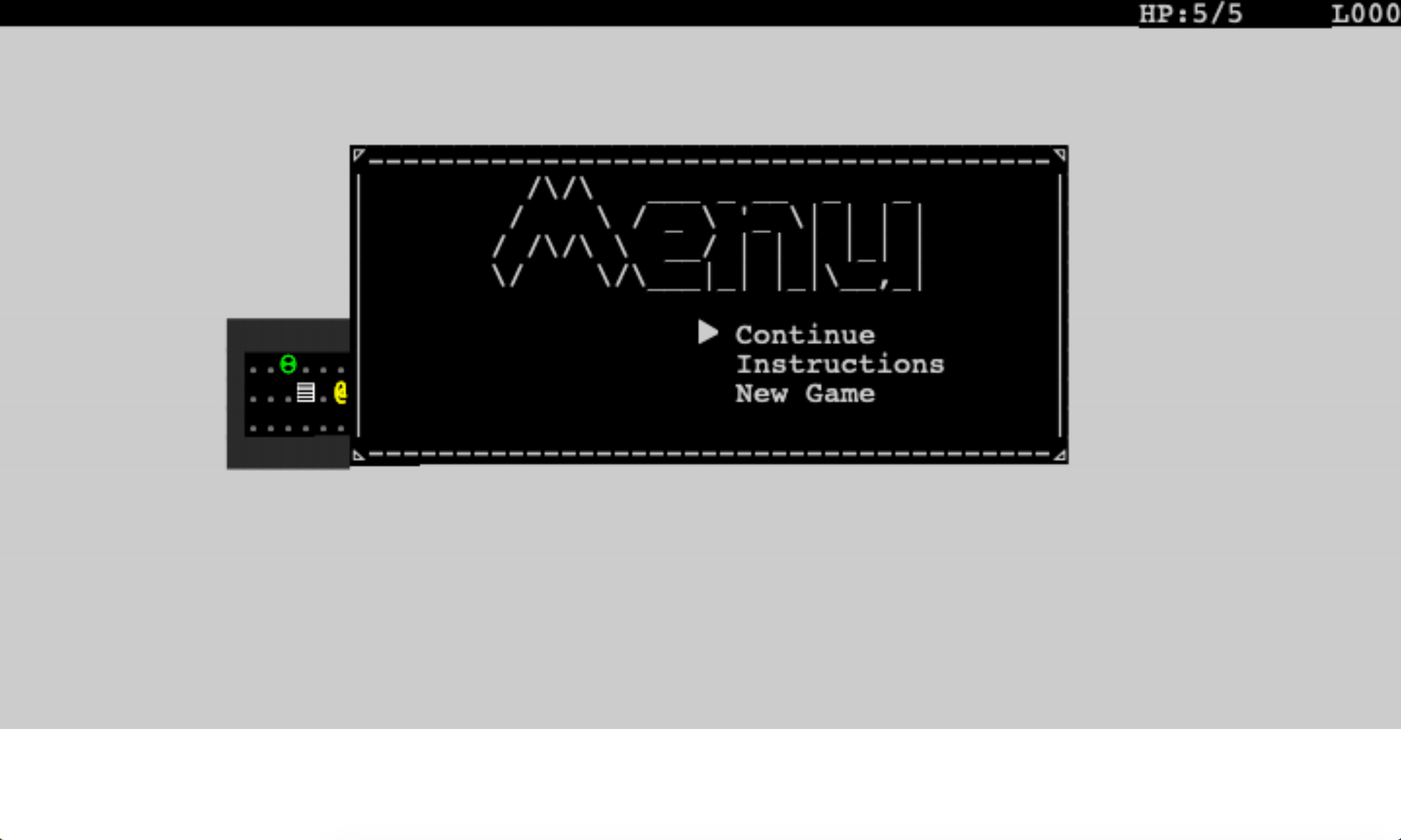 Start of the game